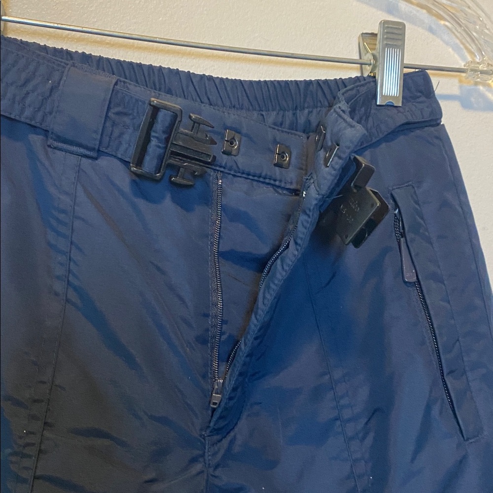 Columbia Snow Pants Kids 7-8 Blue Lined Insulated Winter Ski - Picture 6 of 15